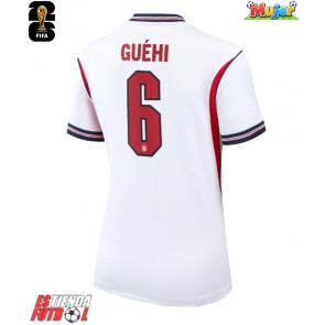Inglaterra Marc Guehi #6 Primera Equipación Mujer Mundial 2026 Manga Corta